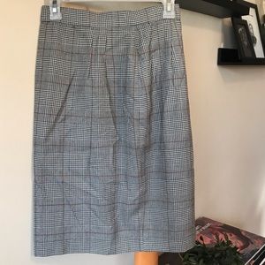 Razz International check skirt